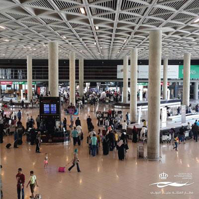  In this undated photo, passengers can be seen at QAIA. The airport said it received 593,427 passengers in February, marking a 9.2 per cent increase in passenger movement compared to 2018 (Photo courtesy of QAIA)