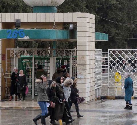 Both public and private universities did not do well in a test to measure the outcome of the education process, sounding the alarm (Photo by Osama Aqarbeh)