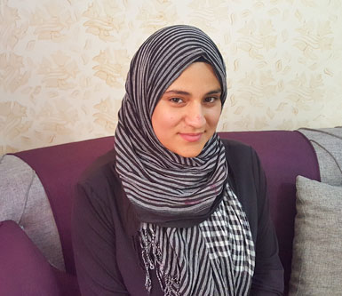 Walaa, who took refuge in Jordan, wants to help tell the stories of refugees (Photo courtesy of UN Communications Group)