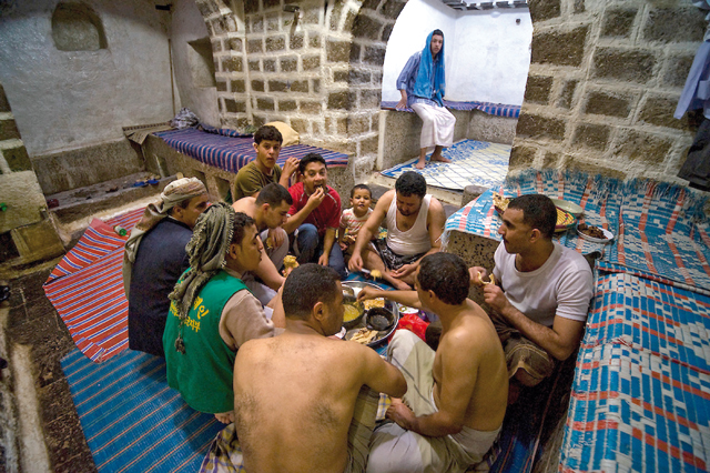 The exhibition titled ‘Sana’a Underground: Hammams of Yemen’ is running until September 28 at Dar Al Anda Art Gallery in Jabal Luweibdeh (Photo courtesy of Agnes Montanari)
