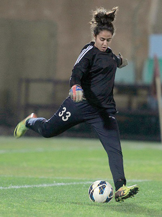 26-year-old footballer Zeina Hamarsha is the first Jordanian woman to receive FIFA Master’s Programme  (Photo courtesy of Zeina Hamarsha)