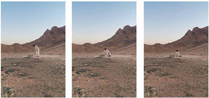 The photographs by Farah Foudeh are displayed on the walls of the Jordan National Gallery of Fine Arts through April 28 (Photo courtesy of Jordan National Gallery of Fine Arts)
