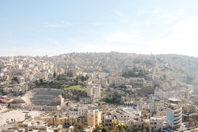Jordan's capital Amman inspired British poet and writer Linda France as part of Alta'ir cultural exchange (Photo by Camille Dupire)