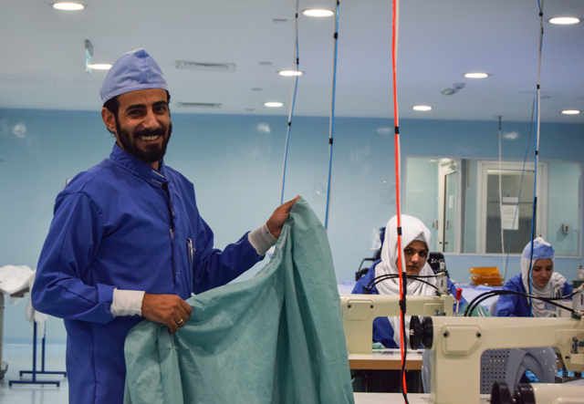 Arabella’s production capacity increased to 2,500 gowns per day following a USAID LENS’ grant   (Photo courtesy of USAID LENS)