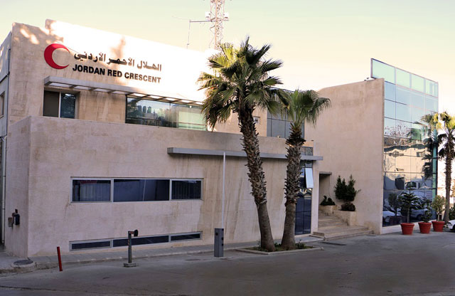 The Jordan National Red Crescent Society’s headquarters in Ashrafiyah, Amman is seen in this undated photo. The society said on Sunday it is accepting applications for a vocational training programme at its offices in Amman and Ajloun (Photo courtesy of JNRCS.org)