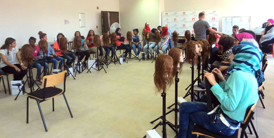 The Princess Taghrid Institute provides vocational training for young women over 18 in the beauty, health and food industries, among others  (Photo courtesy of HRH Princess Taghrid Institute)