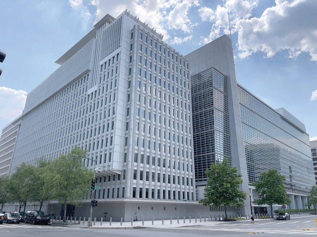 In this file photo, the World Bank headquarters is seen in Washington, DC, on May 20 (AFP photo)