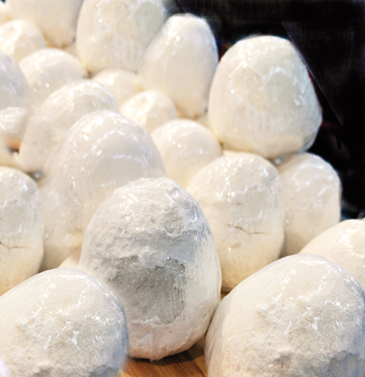 Jameed, which is also called ‘marees’, is the dried yoghurt used in Jordan’s national dish mansaf (Photo by Rayya Al Muheisen)