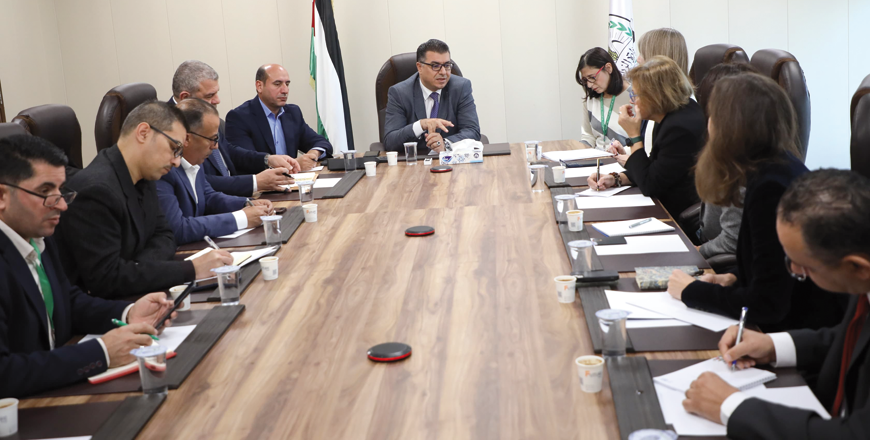 Hneifat highlights the need for organisational support to enhance the ministry's projects and operational programmes (Petra photo) 
