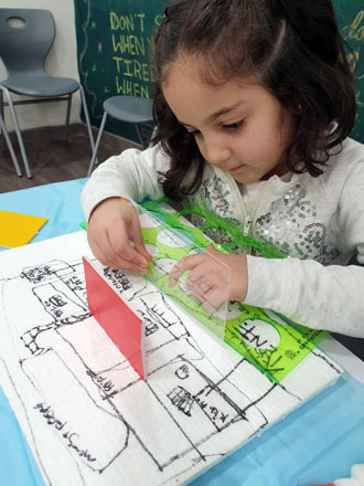 ArchKids is an enrichment programme focused on architecture and design, which has served 300 students in schools around the Kingdom (Photo courtesy of Wala Zmeili)