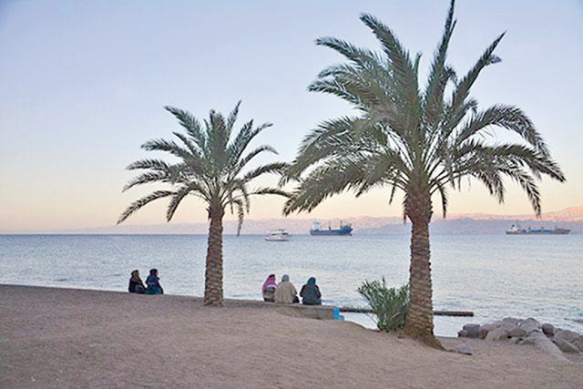 The Aqaba Special Economic Zone Authority said that one million tourists have visited Aqaba since the beginning of the year, Al Mamlaka TV reported (File photo)