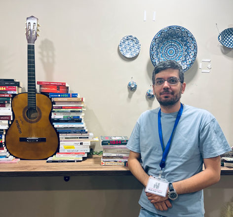 Founder of Blabla Amman, Asem Kateeb (Photo by Sophie Constantin)