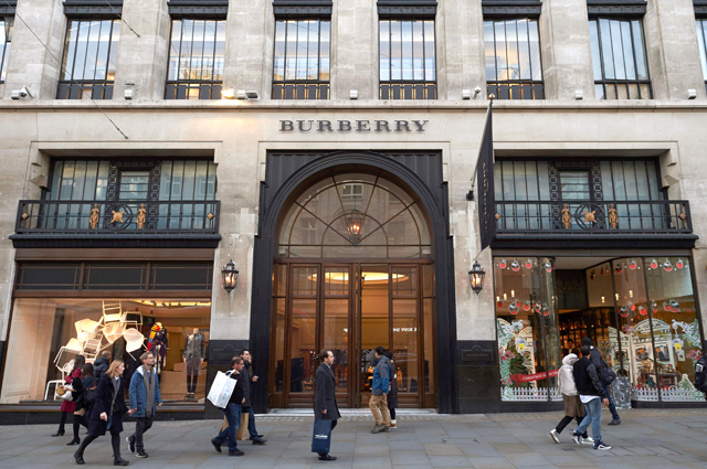 British luxury fashion house Burberry revealed on July 16 that sales have returned to pre-pandemic levels as young customers embraced the brand (AFP photo)