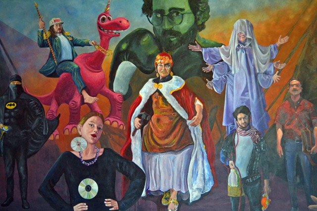 ‘The concept of intersectionality’ is being explored through the work of local and international artists at an exhibition at Jordan National Gallery of Fine Arts in Amman (Photo courtesy of Khaldoun Hijazin)