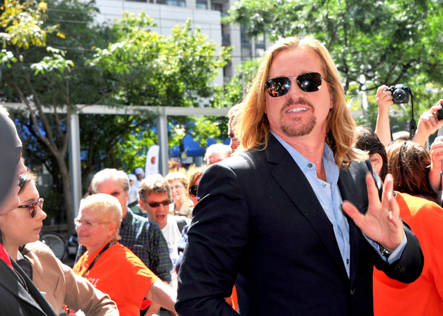 Actor Val Kilmer attends the premiere of ‘Twixt’ at Princess of Wales during the 2011 Toronto International Film Festival on September 11, 2011 in Toronto, Canada (AFP photo)