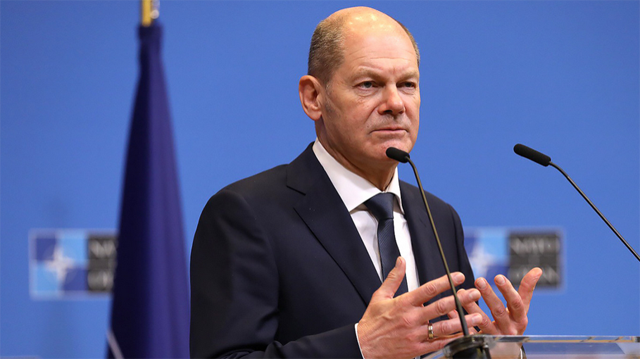 German Chancellor Olaf Scholz said Wednesday that Berlin wants to explore ways of ending the war in Ukraine (AFP photo)