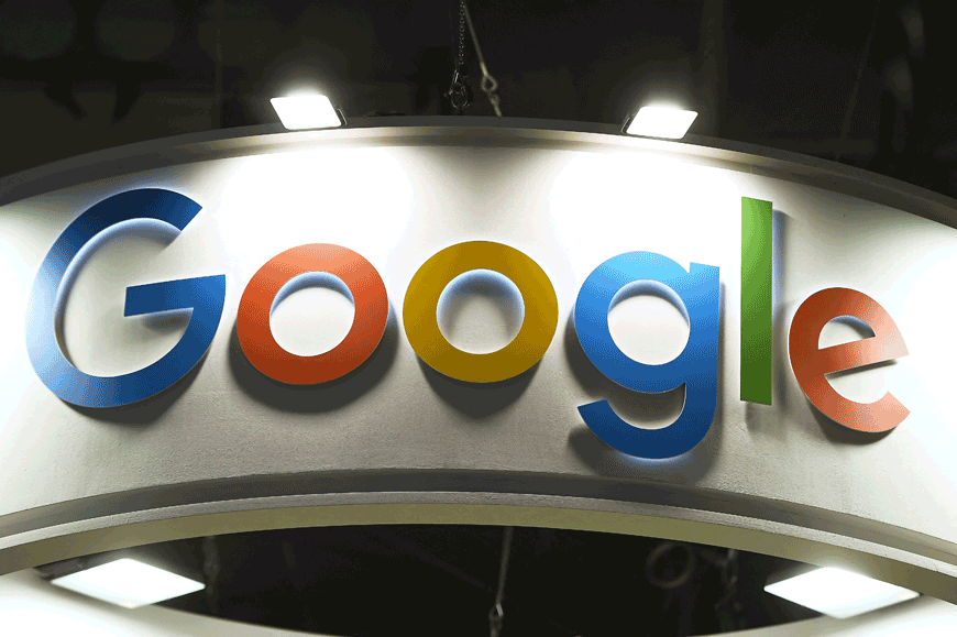 In this file photo taken on January 31, the logo of Google Internet giant is seen in Barcelona, Spain  (AFP photo)