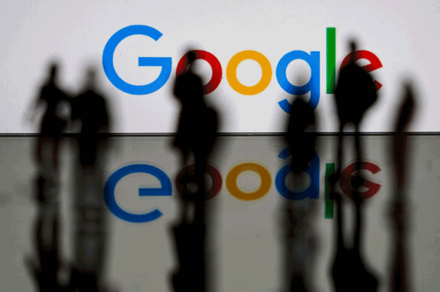 The Google logo is pictured in Brussels on February 14, 2020 (AFP file photo)