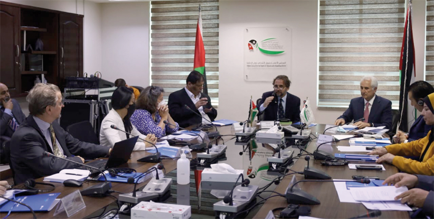 HH Prince Mired speaks during a high-level roundtable on Inclusion and Diversity in Education in Amman on Sunday (Petra photo)