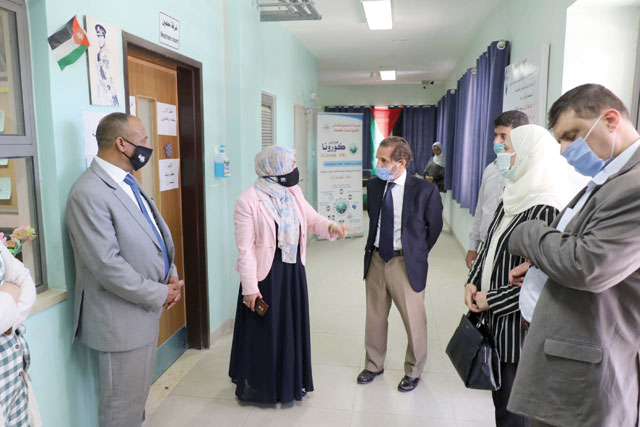 HH Prince Mired visits a polling centre for Persons with Disabilities on Saturday (Photo courtesy of the HCD)