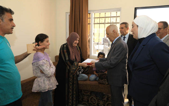 The initiative aims to provide a dignified life for the neediest and deserving families living in unhealthy and unsafe houses (Petra photo)