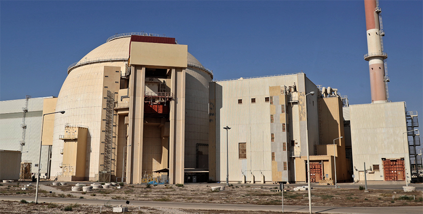 A handout picture provided by the Iranian presidency on Oct 8, 2021 the Bushehr Nuclear Power Plant, southeast of the city of the same name (AFP photo)