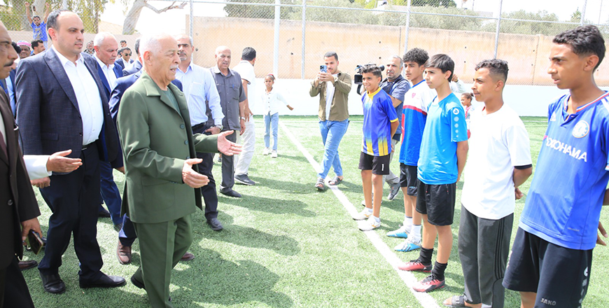 In line with the Royal directives, Royal Court Chief Yousef Issawi on Saturday inaugurates several Royal Initiative projects across different areas in Irbid Governorate and inspects progress on other projects under implementation (Petra photo)