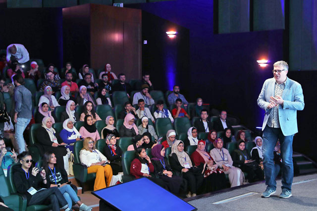  The Pocket Gamer Connects Jordan Conference, an international mobile gaming conference held by the King Abdullah II Fund for Development, was launched on Saturday (Photo courtesy of King Abdullah II Fund for Development)