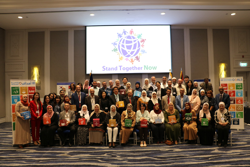 Participants in the ‘2019 KOICA Volunteer Programme Partners Workshop’ pose for a group photo on Thursday (Photo courtesy of KOICA)