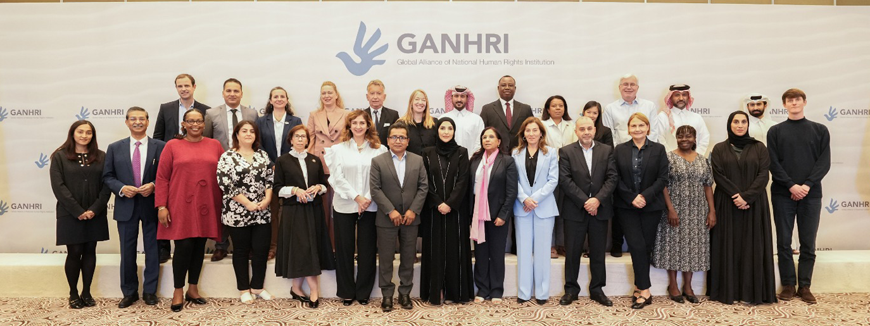 The Executive Committee of GANHRI consists of 16 members representing the four continents and is responsible for discussing issues and topics relevant to the work of national human rights institutions (NCHR photo)