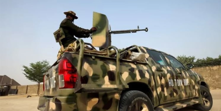 At least 16 civilians were killed in a military air raid in the north-western Nigerian state of Zamfara after a pilot mistook local self-defence forces for criminal gangs (AFP photo)