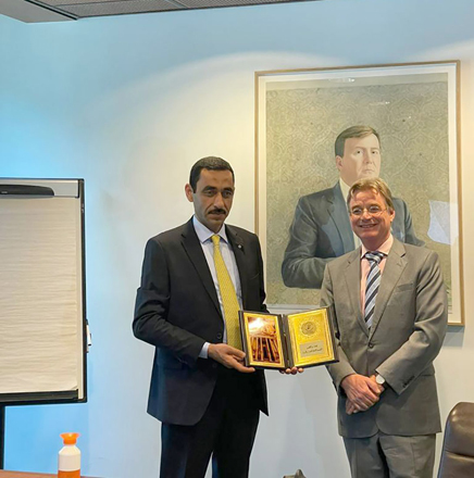 A JFDA delegation, headed by its Director General Nizar Mheidat, recently visited the Netherlands  (Petra photo)