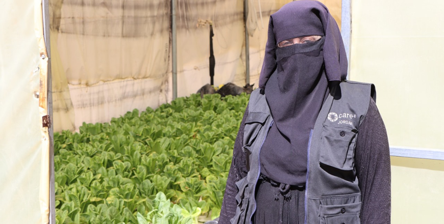 ‘I am a mother, a caregiver and a leader.’ Nour’s story shares a powerful message for all women (Photo Courtesy of CARE International)