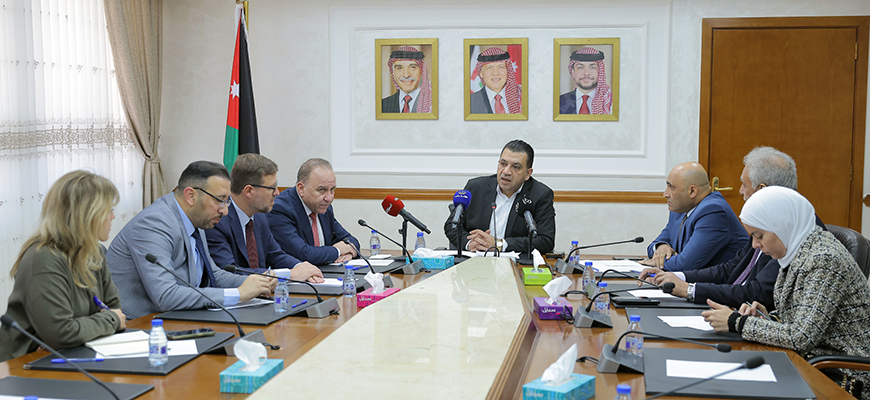 The Lower House Palestine Committee holds a meeting Tuesday, headed by MP Suleiman Saud, to discuss the role of the United Nations Relief and Works Agency for Palestine Refugees (UNRWA) in providing its services to Palestinian refugees (Petra photo)