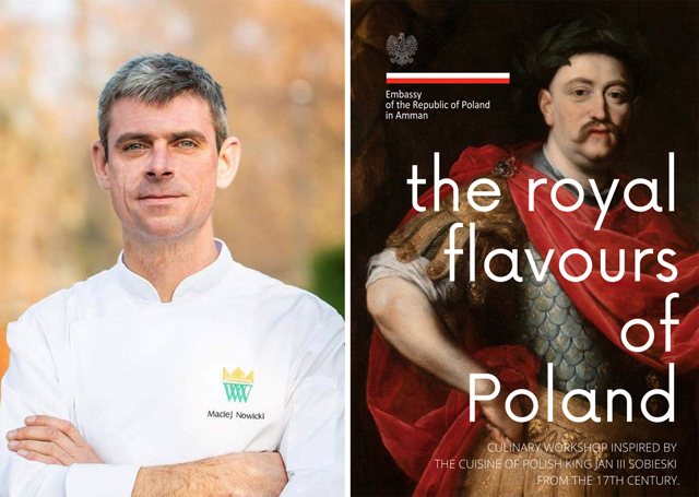 Maciej Nowicki, the head chef at the Museum of King Jan III’s Palace and one of the most prominent promoters of royal culinary heritage in Poland, is scheduled to visit Jordan next week  (Photo courtesy of Polish embassy)