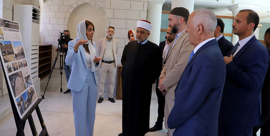 Deputising for His Majesty King Abdullah, HRH Prince Hashim Bin Al Hussein on Sunday attends the opening of the fourth Hashemite reconstruction project of the Grand Husseini Mosque in downtown Amman (Petra photo)