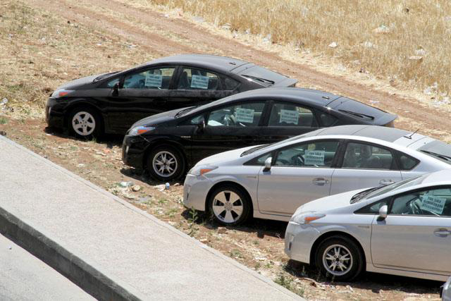 Over 18,000 hybrid cars have been customs-cleared, registered and licenced since January, according to the Jordan Free Zone Investor Commission  (File photo)