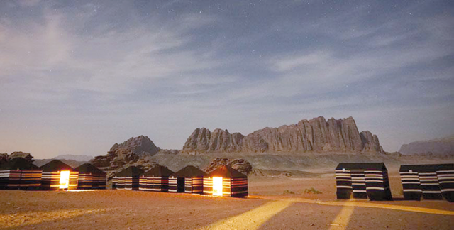 Wadi Rum, around 230km south of Amman, has provided the scenery for several Hollywood films, including 'Lawrence of Arabia' and 'The Martian' (Photo courtesy of Jessica Carpenter)