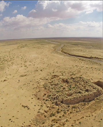 Remains of Qasr Mushash, 40 kilometres east of Amman (Photo courtesy of Karin Bartl)
