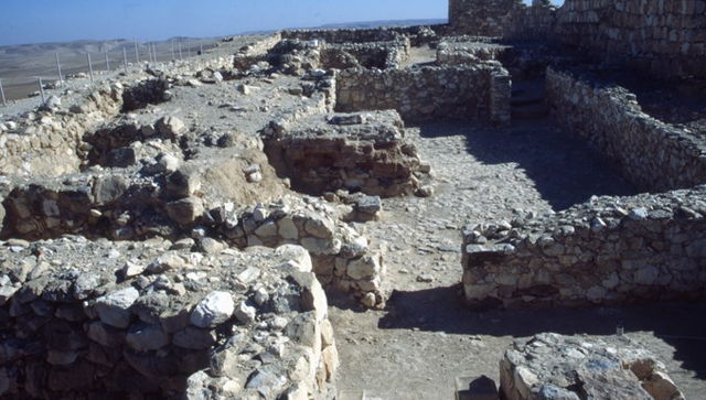 The temple in the Upper Fortress at Tel Arad (Photo courtesy of ACOR)