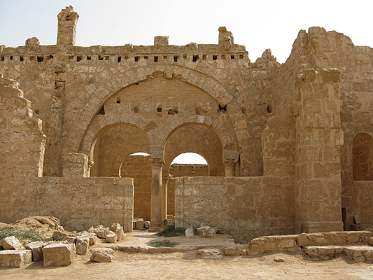 Basilica of St. Sergius in Resafa (Photo courtesy of  Vyacheslav Argenberg)