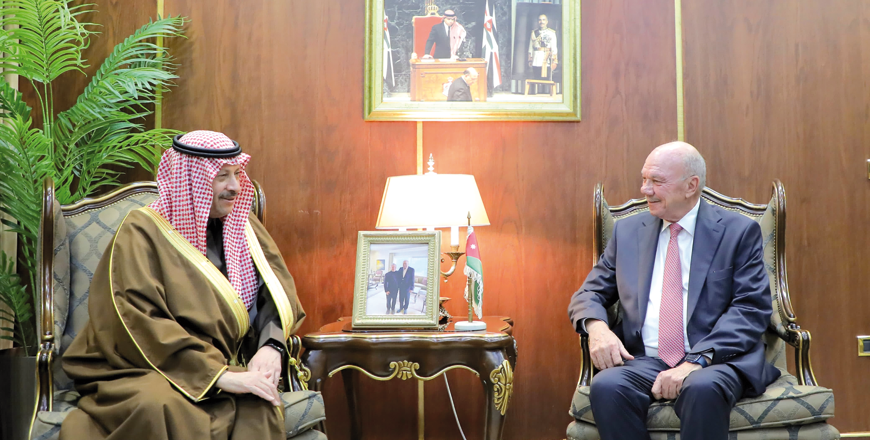 Sudairy underscore the strong, multifaceted relations between the two countries (Petra photo)
