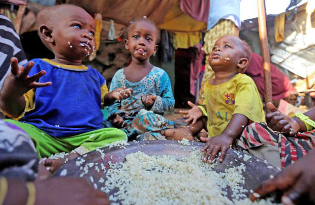 Data from Somalia’s federal government and UN warns that worsening drought, conflict, and soaring food prices could push 4.4 million people into hunger this year (JT File)