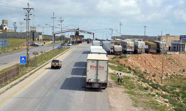 A view of Jaber border crossing (JT file photo)
