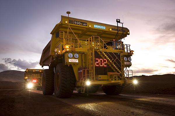Autonomous haulage trucks operate at a mine in the Pilbara area of Western Australia in this undated operations handout photo provided by Rio Tinto (Reuters photo)