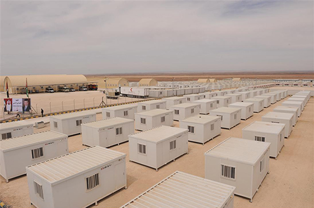 A view of the Azraq camp, some 100km east of Amman (Petra photo)