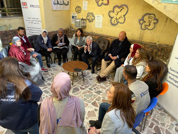 British Ambassador Edward Oakden visited Balqa Governorate on Monday (Photo courtesy of British embassy)