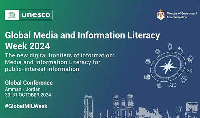 Under the Royal patronage, the 13th Global Media and Information Literacy (MIL) Week, is scheduled to kick off on Wednesday (Photo courtesy of UNESCO)