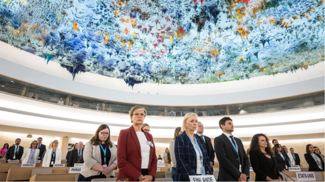 The UN Human Rights Council is holding its 54th session at the Palais des Nations in Geneva (AFP photo)