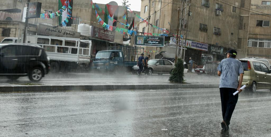 The Jordan Meteorological Department on Tuesday forecasts that the Kingdom will be affected by unstable weather conditions on Wednesday (File photo)
